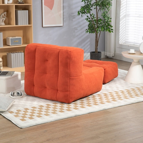 Orin™ Velvet Bean Bag Chair – Fire