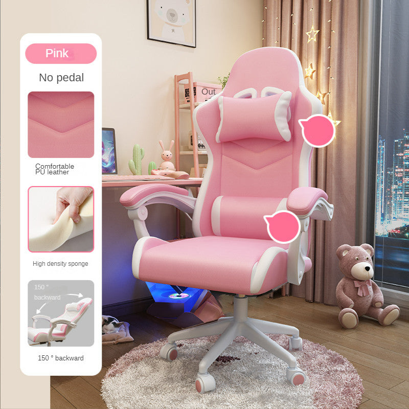 Stylish and Comfortable Gaming Chair for Girls' Bedrooms