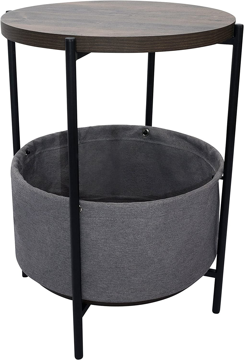 Modern Round Accent Table for Living Room, Bedroom, and Nursery