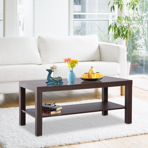 Arka™ Storage Coffee Table – Minimal Wood