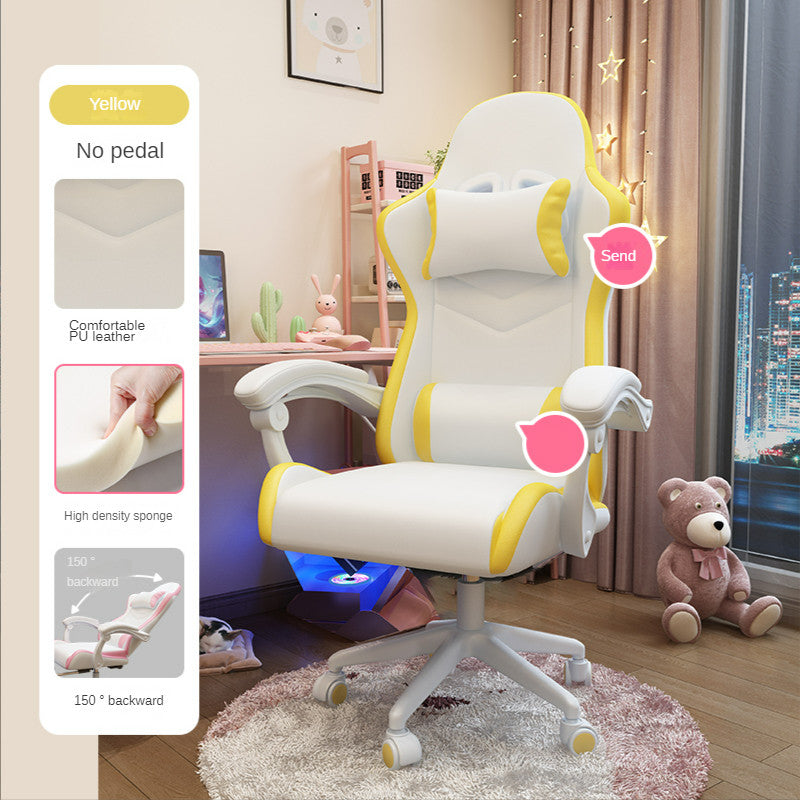 Stylish and Comfortable Gaming Chair for Girls' Bedrooms