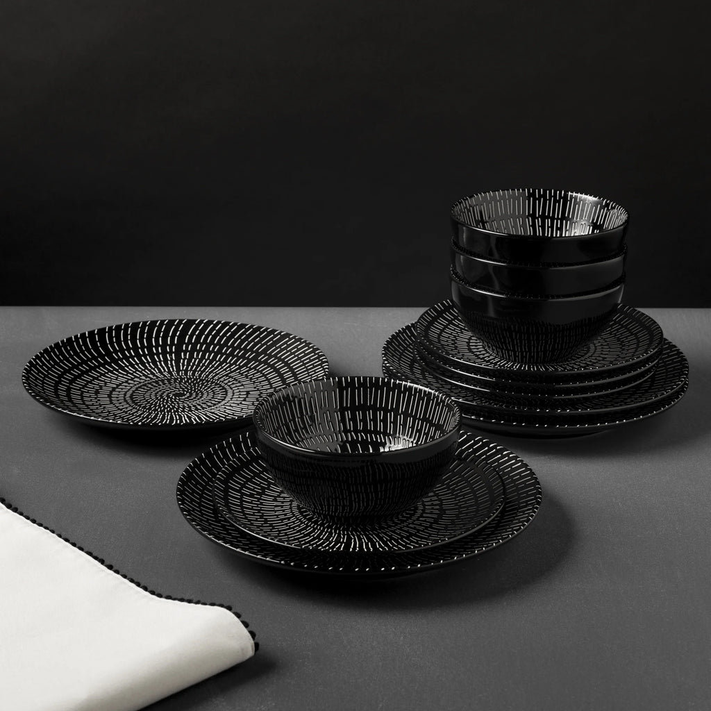 Maddox 12-Piece Stoneware Dining Set