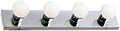 500892 4-Light Vanity Strip Light Contemporary Dimmable for Bathroom, Bedroom, Makeup Vanity, Polished Chrome