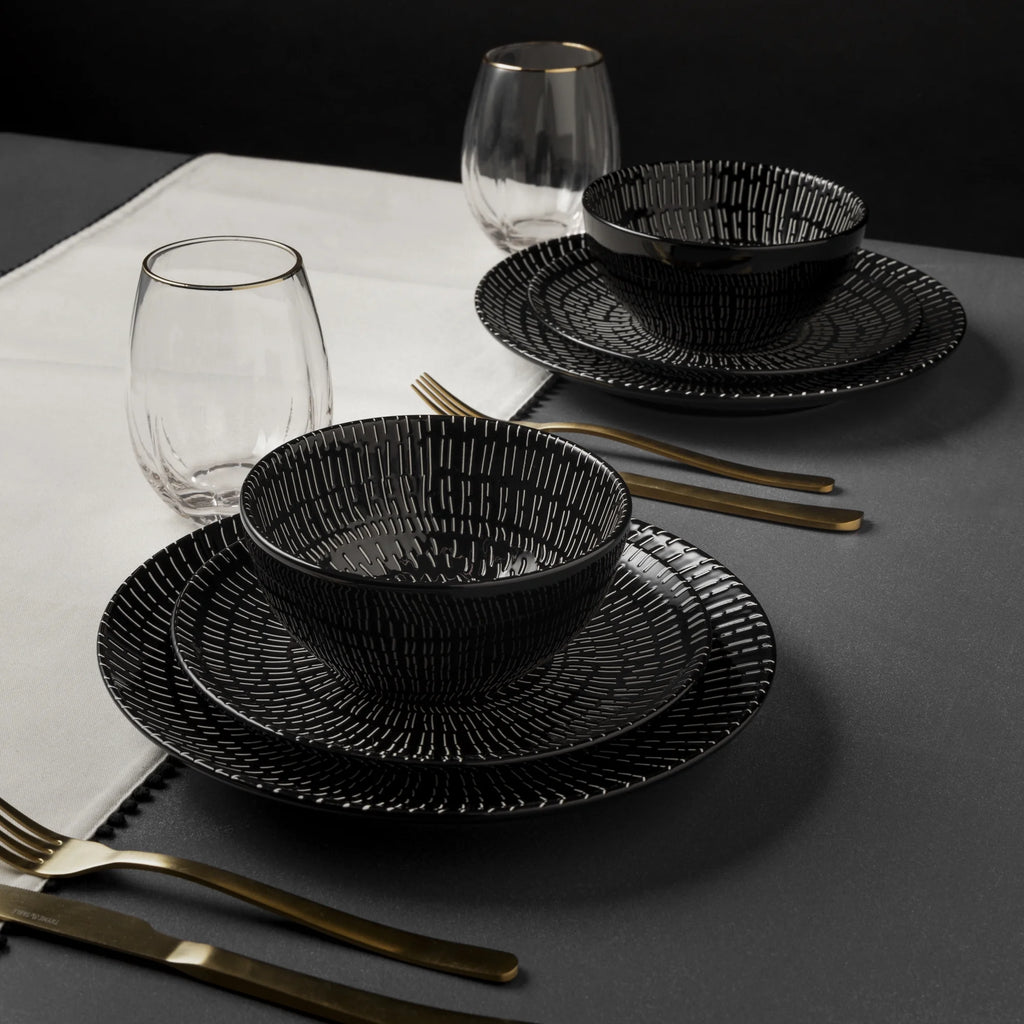 Maddox 12-Piece Stoneware Dining Set