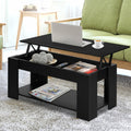 Arka™ Lift-Top Coffee Table – Black Storage