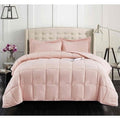 Velora™ Reversible Comforter Set – Pink (Queen)