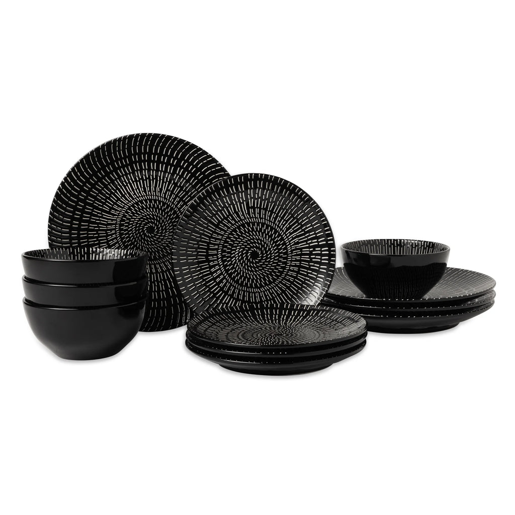 Maddox 12-Piece Stoneware Dining Set
