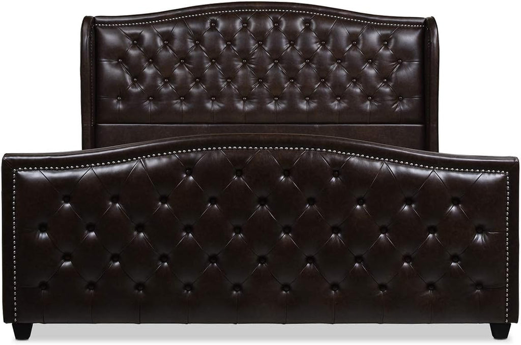 Jennifer Taylor Home Marcella Upholstered Shelter Headboard Bed Set