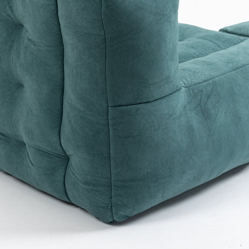 Orin™ Velvet Bean Bag Chair – Green