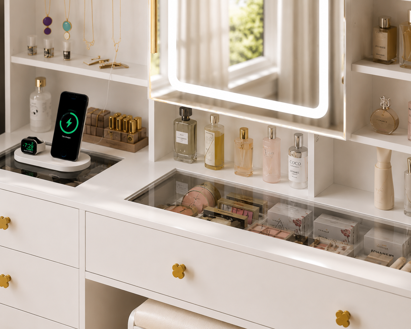 Aria™ Luxe Vanity Desk