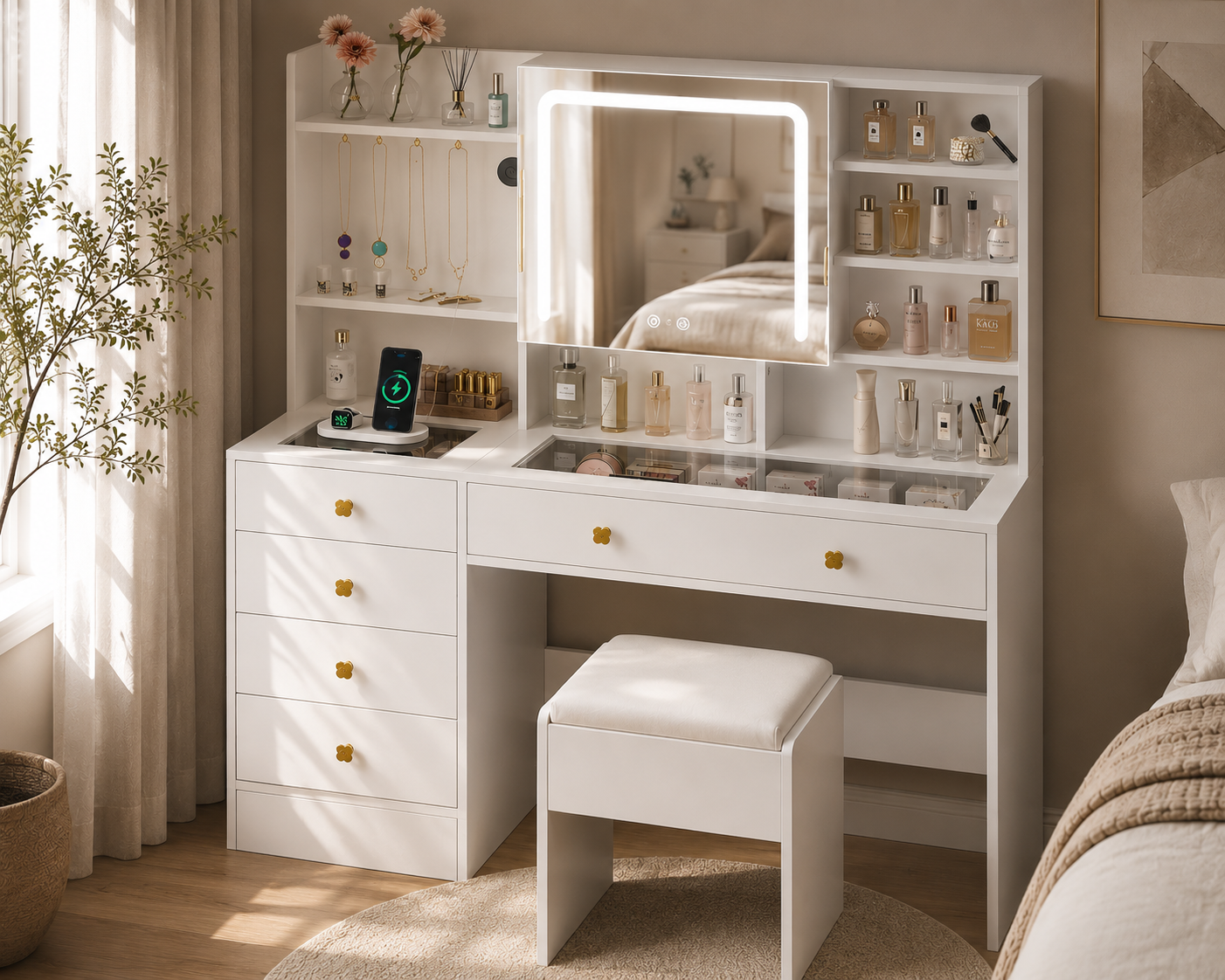 Aria™ Luxe Vanity Desk